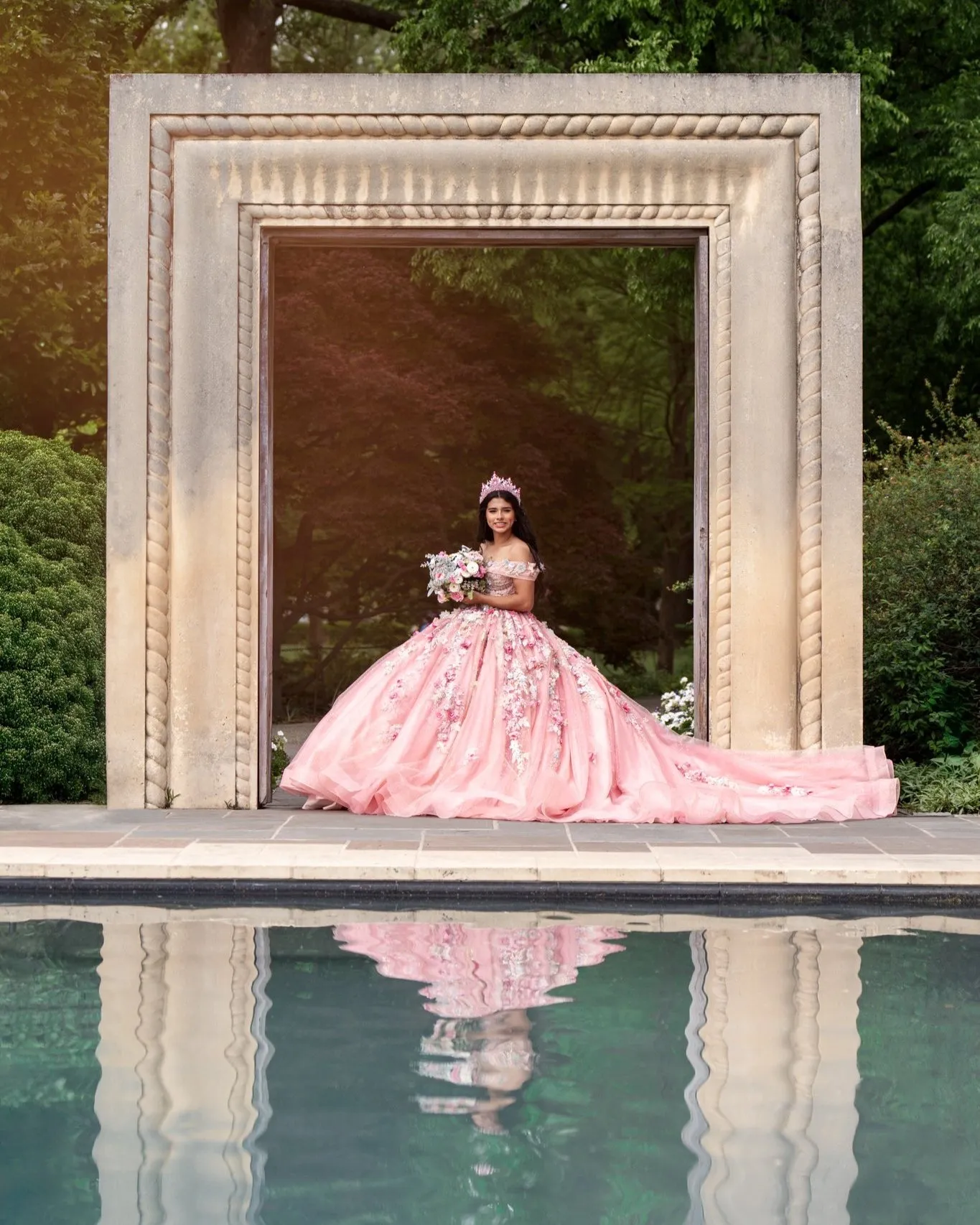 1. Dallas Arboretum & Botanical Garden – Top 3 Quinceañera Photoshoot Locations in Dallas, TX - Lanza Photography