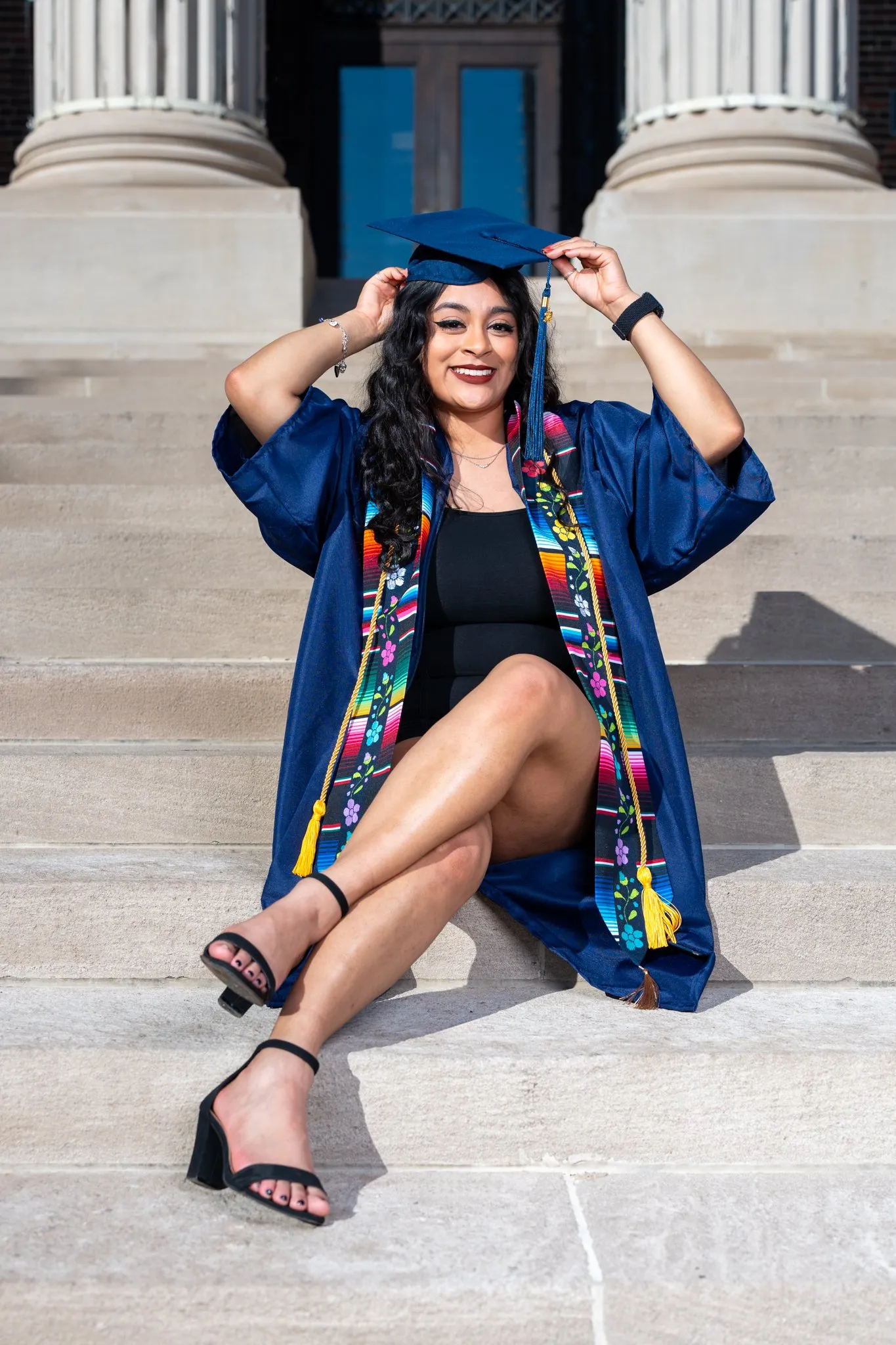 Guiselle's Graduation senior portrait photo 1 by Dallas photographer Rony Lanza